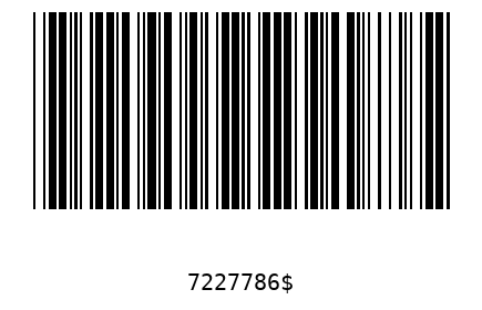 Barcode 7227786