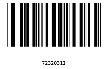 Bar code 7232031