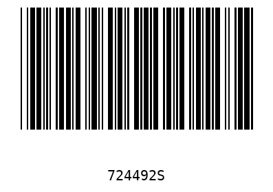 Barcode 724492