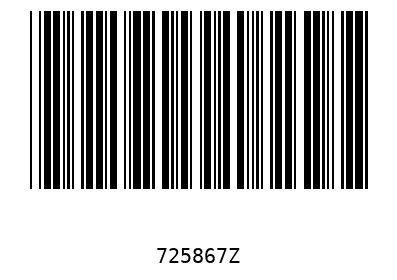 Barcode 725867