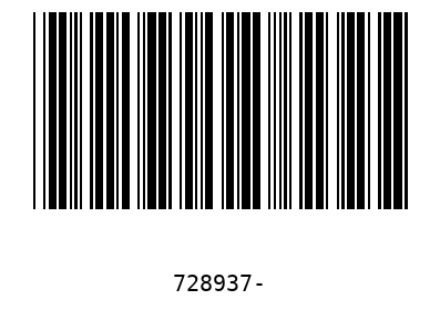 Barcode 728937