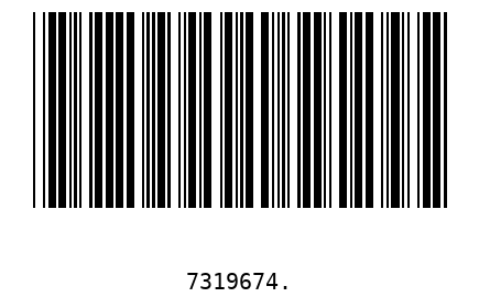 Barcode 7319674