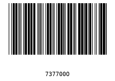Barcode 737700