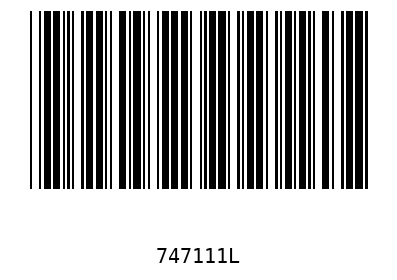 Bar code 747111