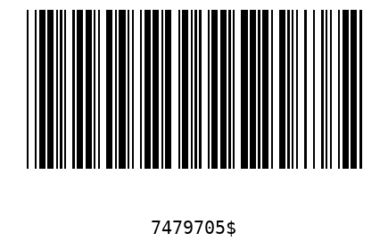 Barcode 7479705