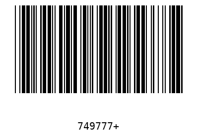Barcode 749777