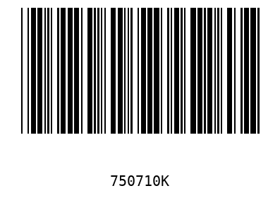 Barcode 750710