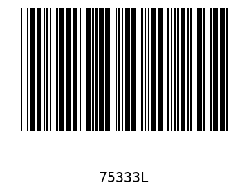 Barra Código, Code 39 75333