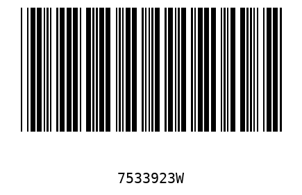 Barcode 7533923