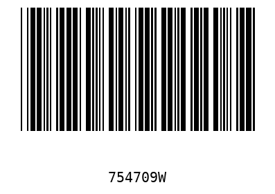 Barcode 754709