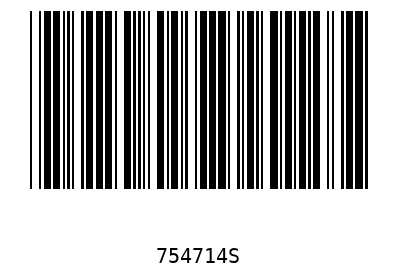 Barcode 754714