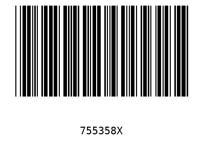 Barra Código 755358