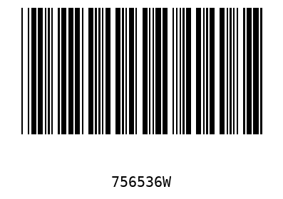 Barcode 756536