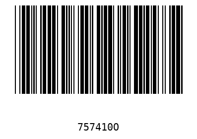 Barcode 757410