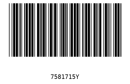 Barcode 7581715