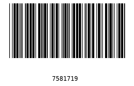 Barcode 7581719