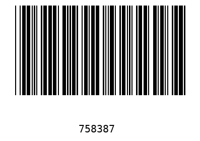 Barcode 758387