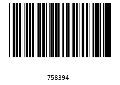 Barcode 758394