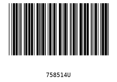 Barcode 758514