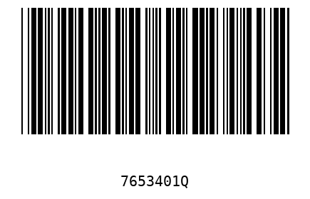 Barcode 7653401