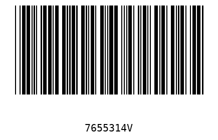 Barcode 7655314