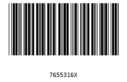 Barcode 7655316