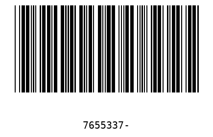 Barcode 7655337