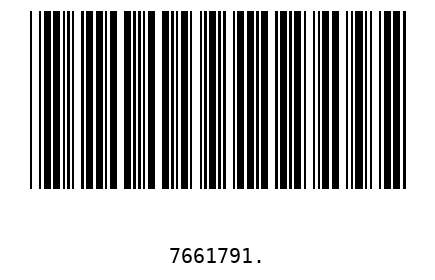 Barcode 7661791