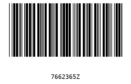 Barcode 7662365