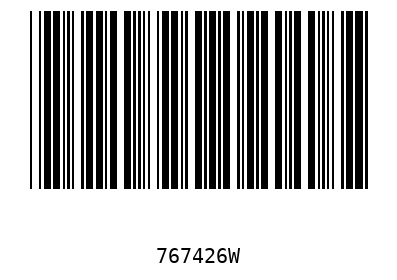 Bar code 767426