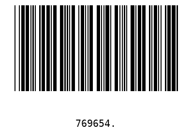 Barcode 769654