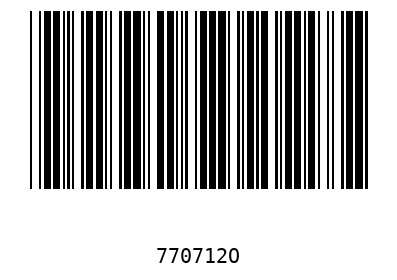Barcode 770712