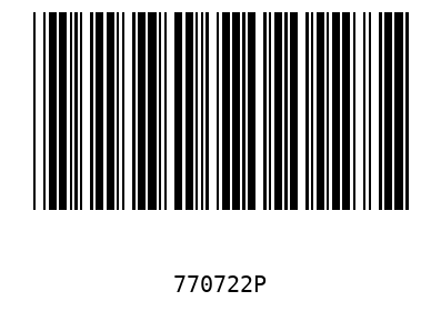 Barcode 770722