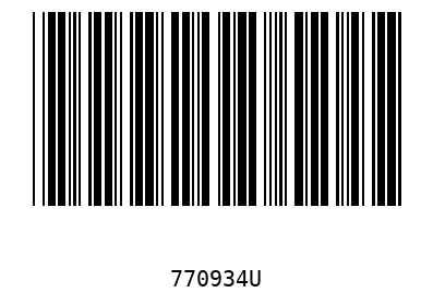 Barcode 770934