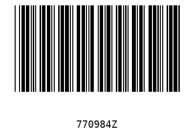 Barcode 770984