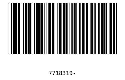 Barcode 7718319