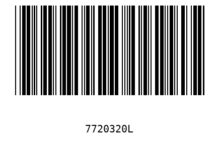 Barcode 7720320