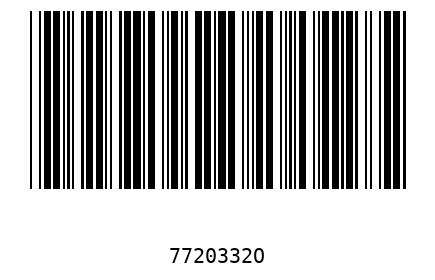 Barcode 7720332