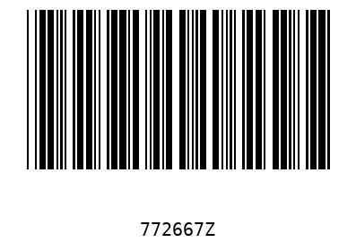 Barcode 772667