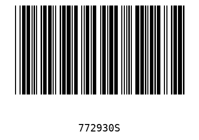 Barcode 772930