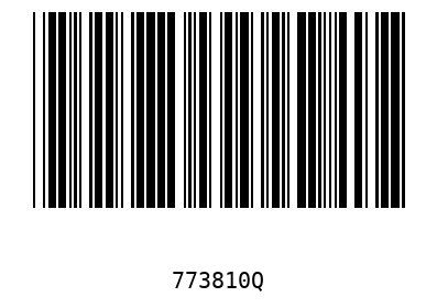 Barcode 773810