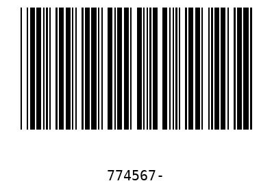Barcode 774567