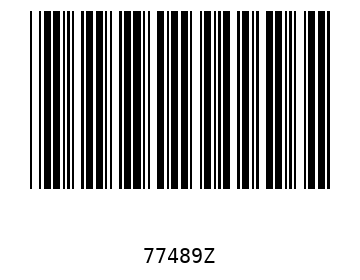 Barra Código, Code 39 77489