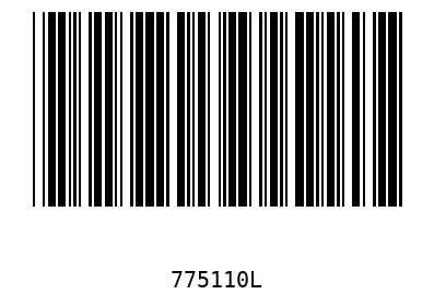 Barcode 775110
