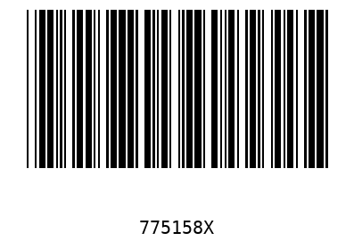 Barcode 775158