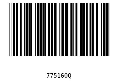Barcode 775160