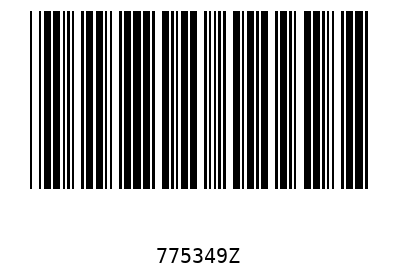 Barcode 775349