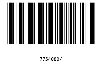Barcode 7754089