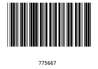 Barcode 775667