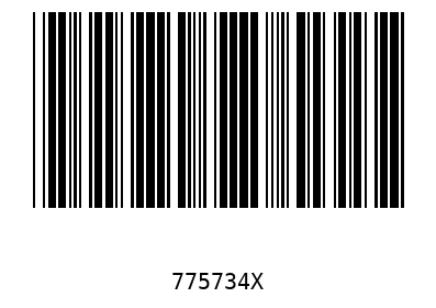 Barcode 775734